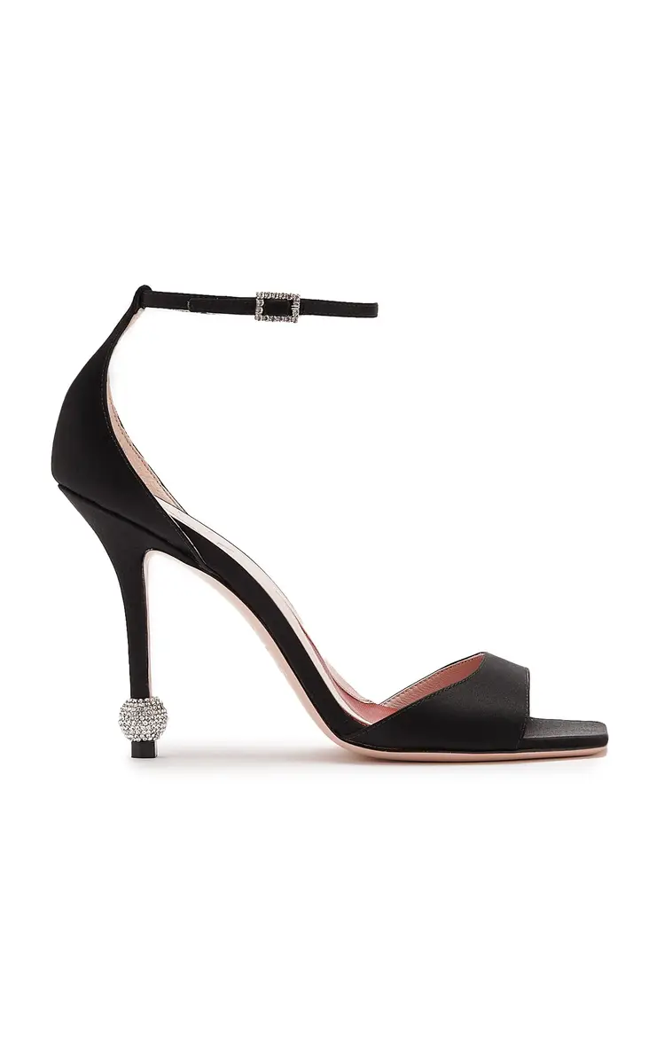 Roger Vivier I Love Vivier Strass-Detail Satin Sandals | Thumbnail 7