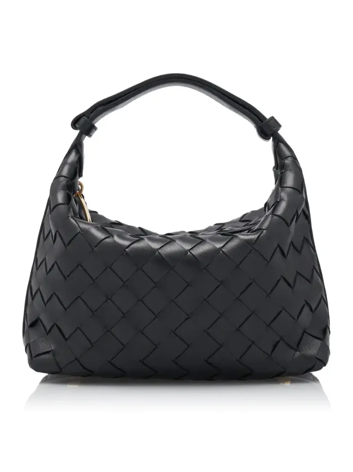 Small Washbag Intrecciato Leather Bag