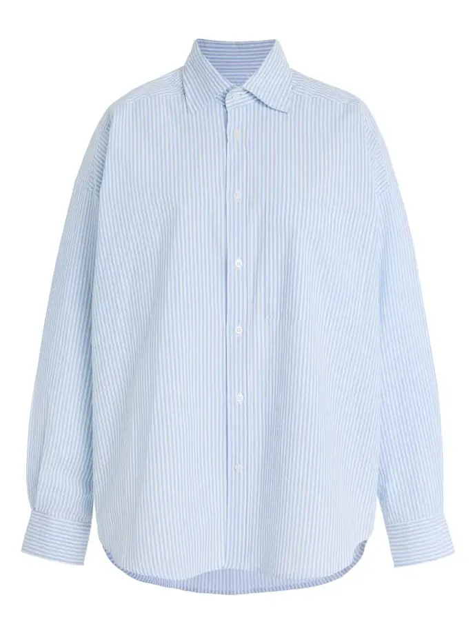 Exclusive The Weekend Striped Cotton-Seersucker Shirt Exclusive The Weekend Striped Cotton-Seersucker Shirt