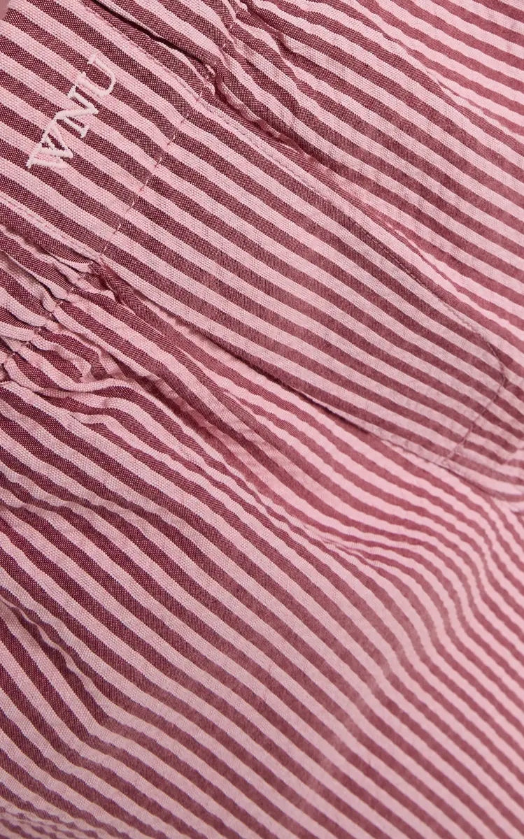With Nothing Underneath Exclusive The Boxer Striped Cotton-Seersucker Shorts | Thumbnail 6 With Nothing Underneath Exclusive The Boxer Striped Cotton-Seersucker Shorts | Thumbnail 6