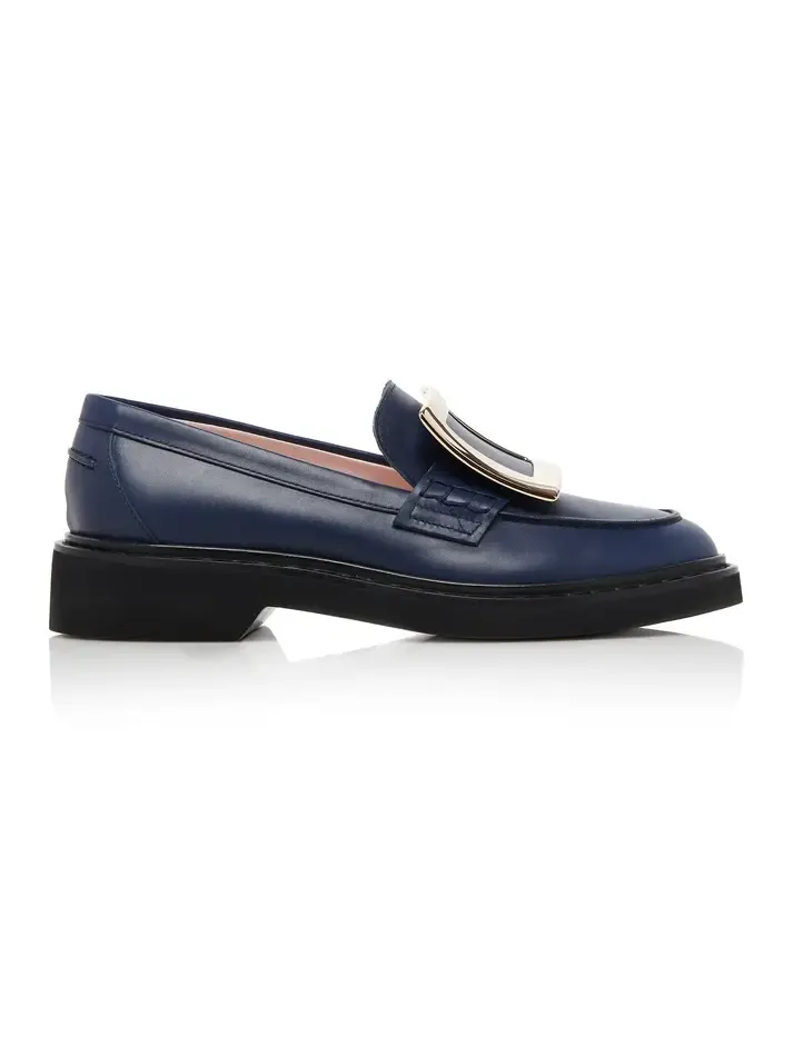 Viv Rangers Buckle Leather Loafers