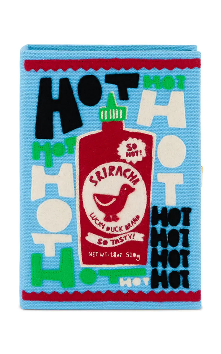 Olympia Le-Tan Sriracha Book Clutch | Thumbnail 6 Olympia Le-Tan Sriracha Book Clutch | Thumbnail 6