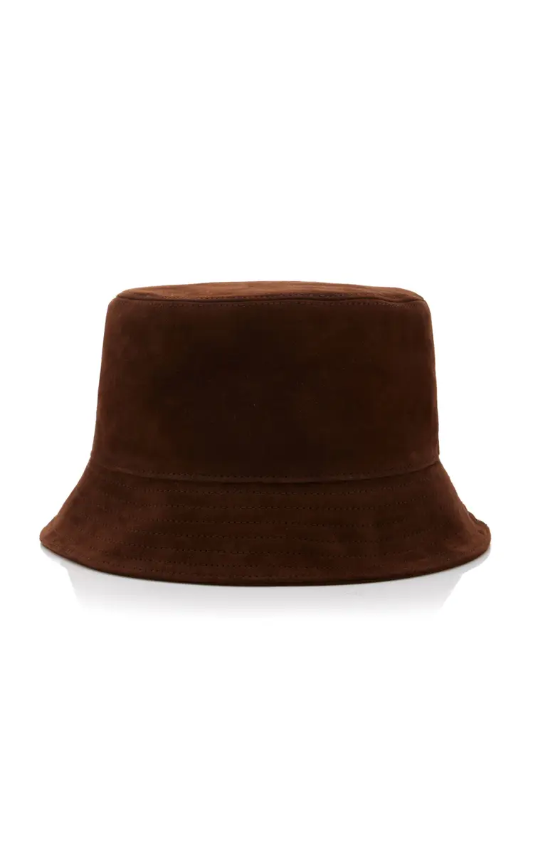 Prada Suede Bucket Hat | Thumbnail 7