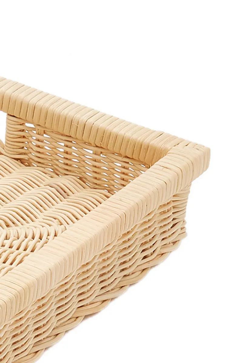 Moda Domus Wicker Square Tray | Thumbnail 4 Moda Domus Wicker Square Tray | Thumbnail 4