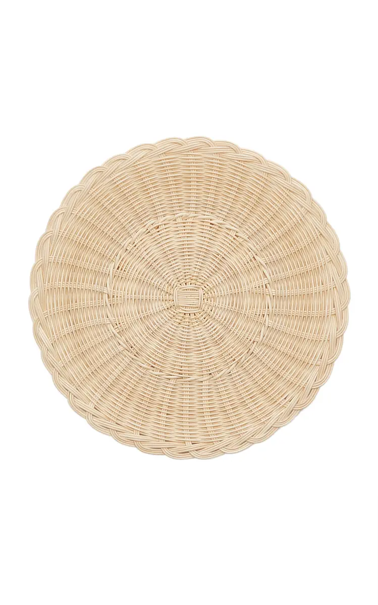 Moda Domus Wicker Charger Plate - Neutral | Image 1 Moda Domus Wicker Charger Plate - Neutral | Image 1
