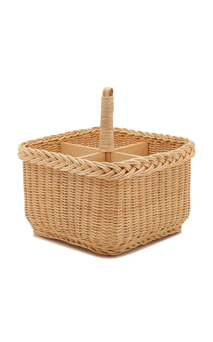 Moda Domus Wicker Condiments Holder - Neutral | Image 1 Moda Domus Wicker Condiments Holder - Neutral | Image 1