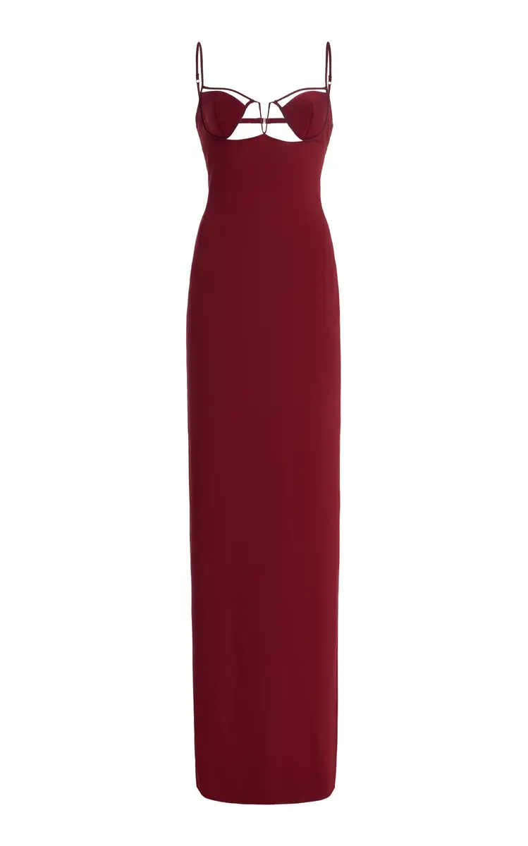 Nensi Dojaka V-Wire Bra Jersey Maxi Dress | Image 1 Nensi Dojaka V-Wire Bra Jersey Maxi Dress | Image 1