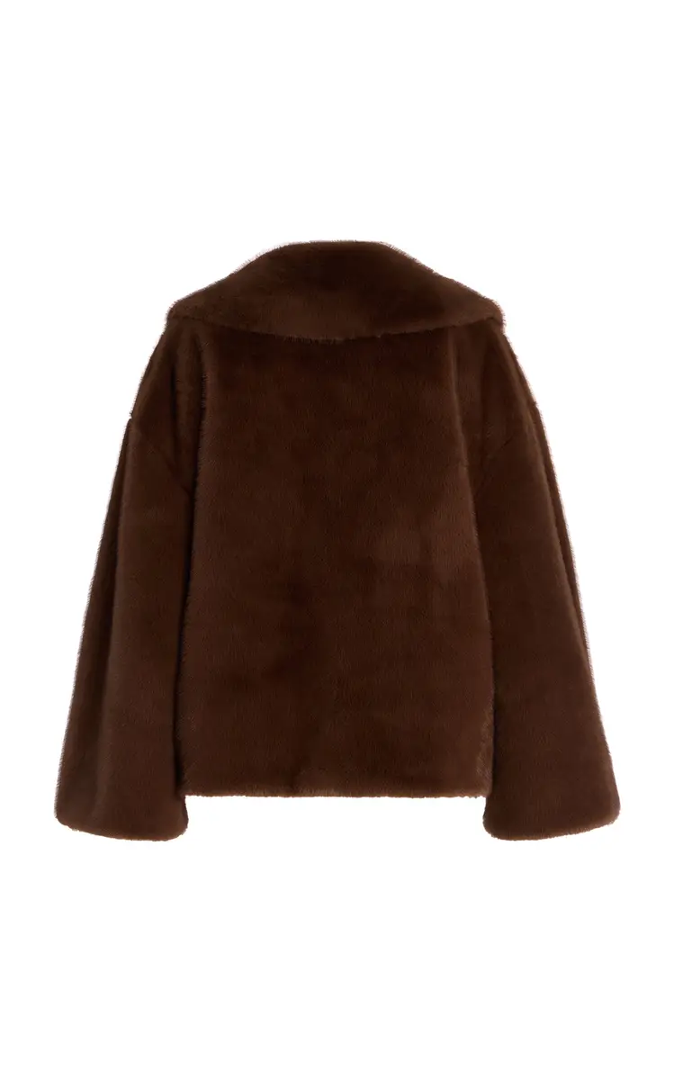 By Malene Birger Jacquie Faux Fur Coat | Thumbnail 12 By Malene Birger Jacquie Faux Fur Coat | Thumbnail 12