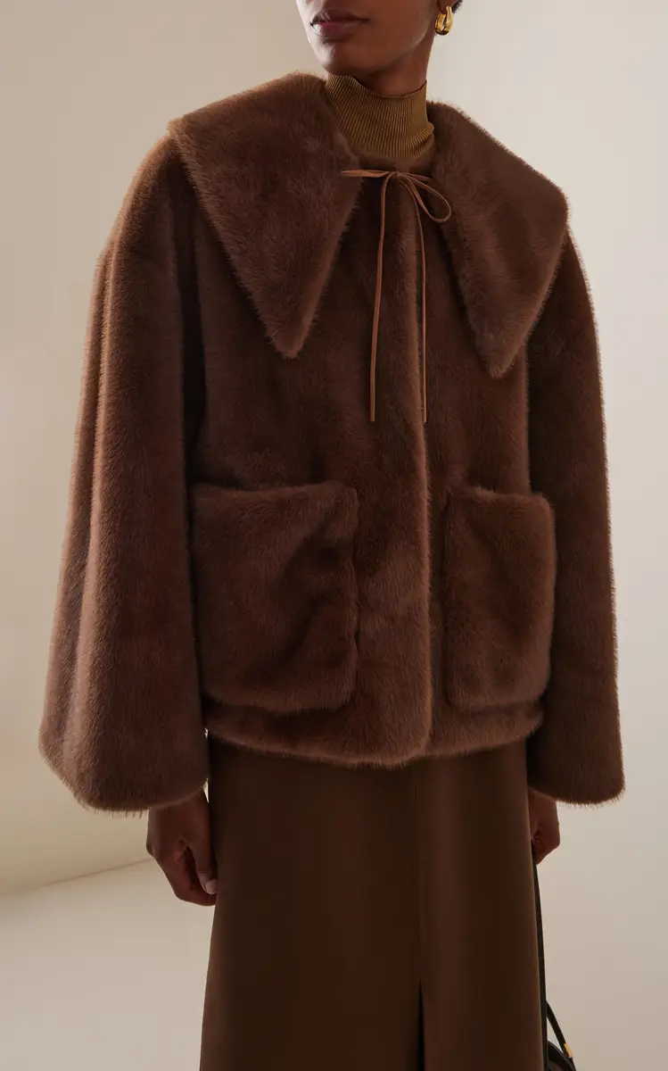 By Malene Birger Jacquie Faux Fur Coat | Thumbnail 3 By Malene Birger Jacquie Faux Fur Coat | Thumbnail 3