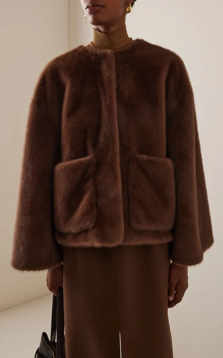 By Malene Birger Jacquie Faux Fur Coat | Thumbnail 5 By Malene Birger Jacquie Faux Fur Coat | Thumbnail 5