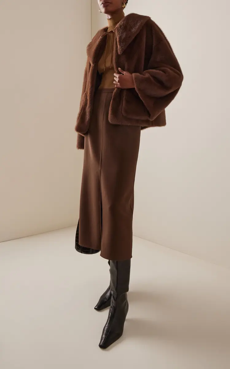 By Malene Birger Jacquie Faux Fur Coat | Thumbnail 8 By Malene Birger Jacquie Faux Fur Coat | Thumbnail 8