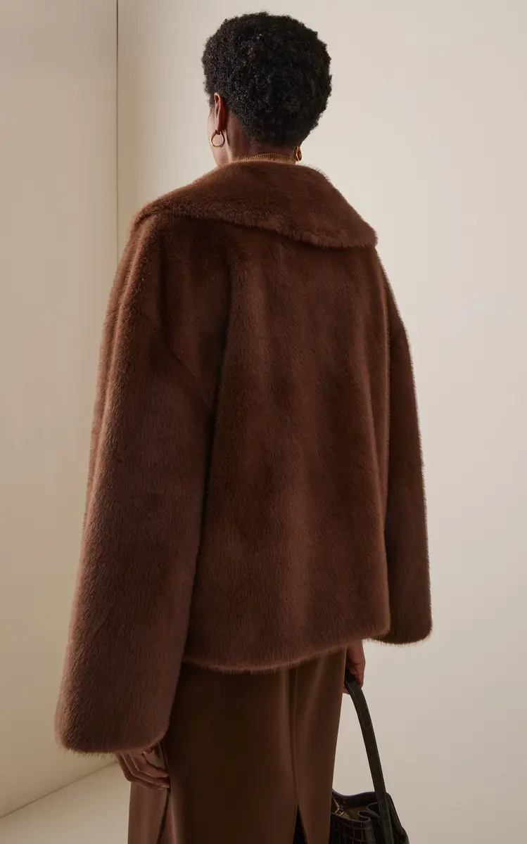By Malene Birger Jacquie Faux Fur Coat | Thumbnail 10 By Malene Birger Jacquie Faux Fur Coat | Thumbnail 10