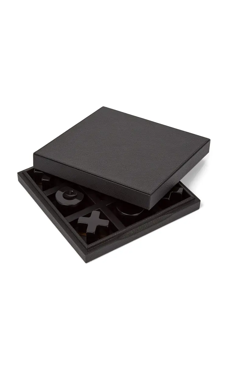 Smythson Noughts And Crosses Set - Black | Thumbnail 3