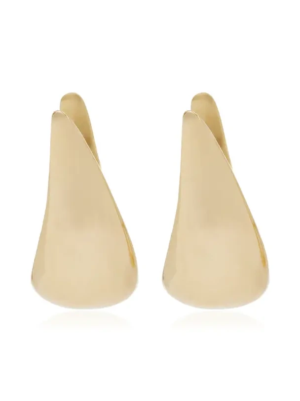 18K Yellow Gold Claw Earrings