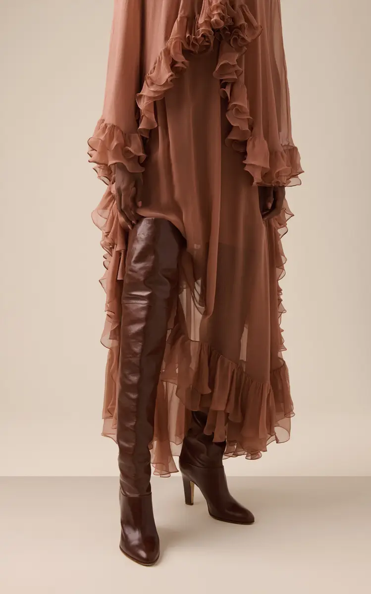 Chloé Eve Leather Over-The-Knee Boots | Thumbnail 8 Chloé Eve Leather Over-The-Knee Boots | Thumbnail 8
