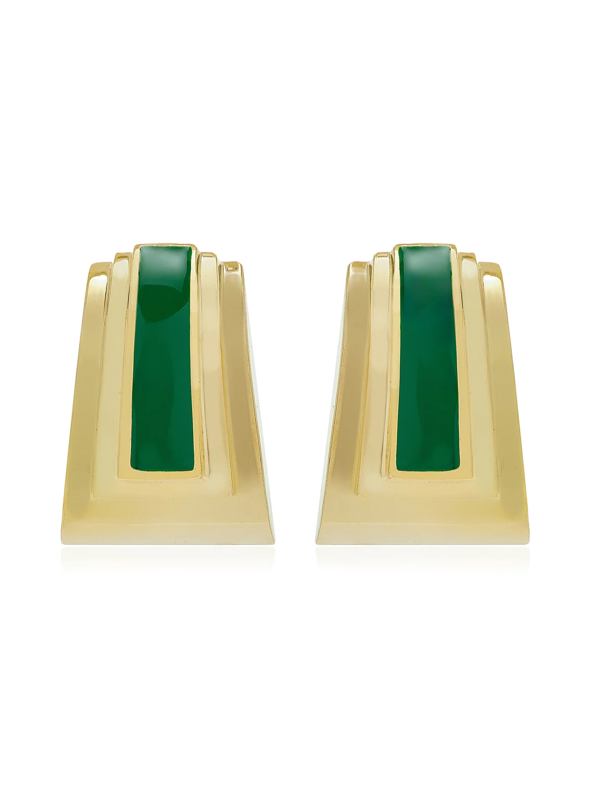 Exclusive Sunset Strip Enameled 14K Gold Vermeil Earrings