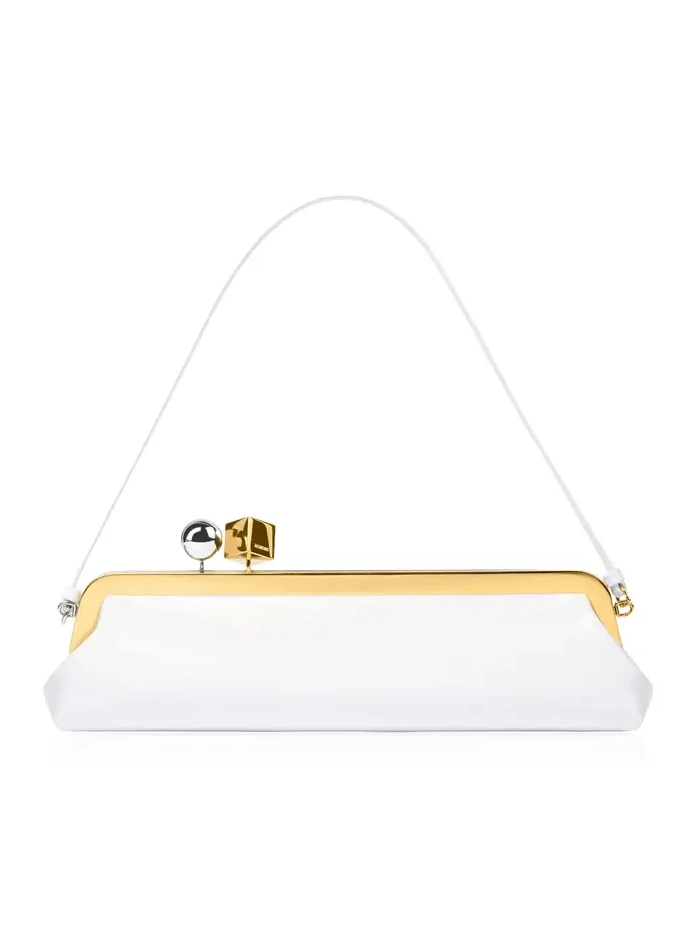 The Salon Leather Clutch