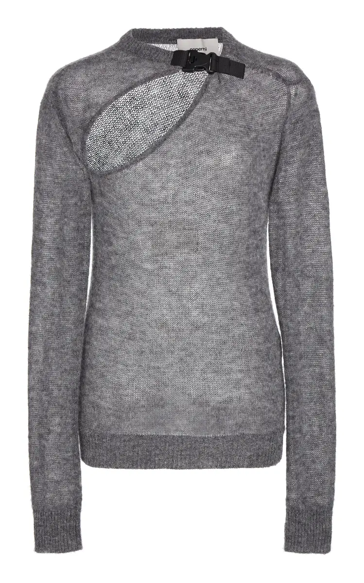 Coperni Buckled Cutout Sweater | Image 1 Coperni Buckled Cutout Sweater | Image 1
