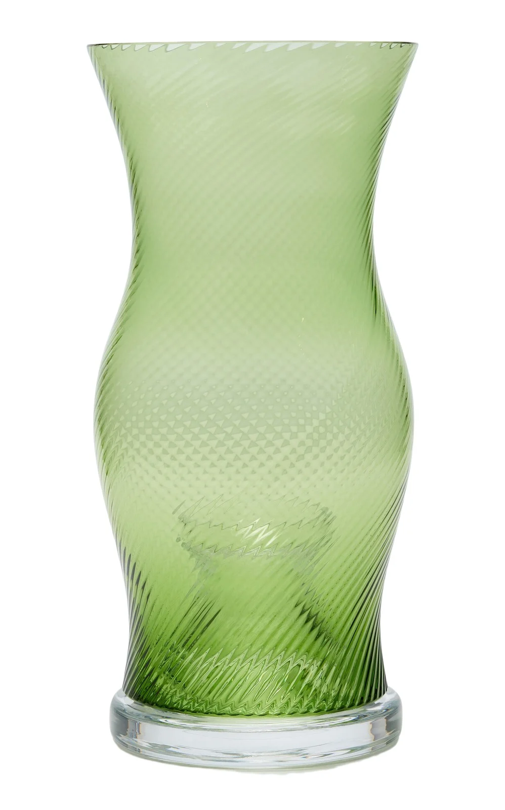 NasonMoretti Twisted Glass Hurricane Candle Holder