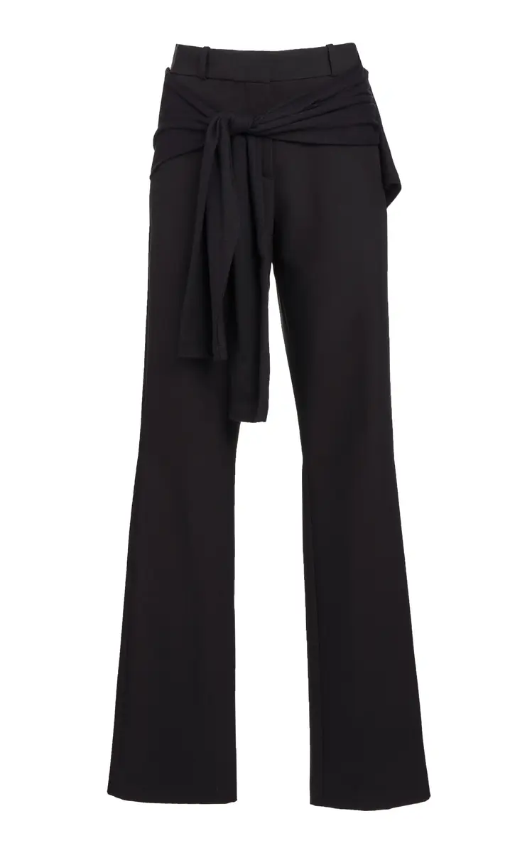 Coperni Jersey Wrap Pants | Image 1 Coperni Jersey Wrap Pants | Image 1