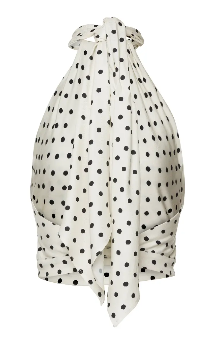 Lena Hoschek Capri Polka-Dot Halter Top | Thumbnail 3