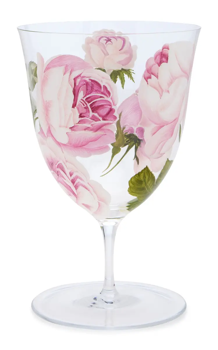 Giambattista Valli Home Painted Water Glass - Multi | Thumbnail 5 Giambattista Valli Home Painted Water Glass - Multi | Thumbnail 5