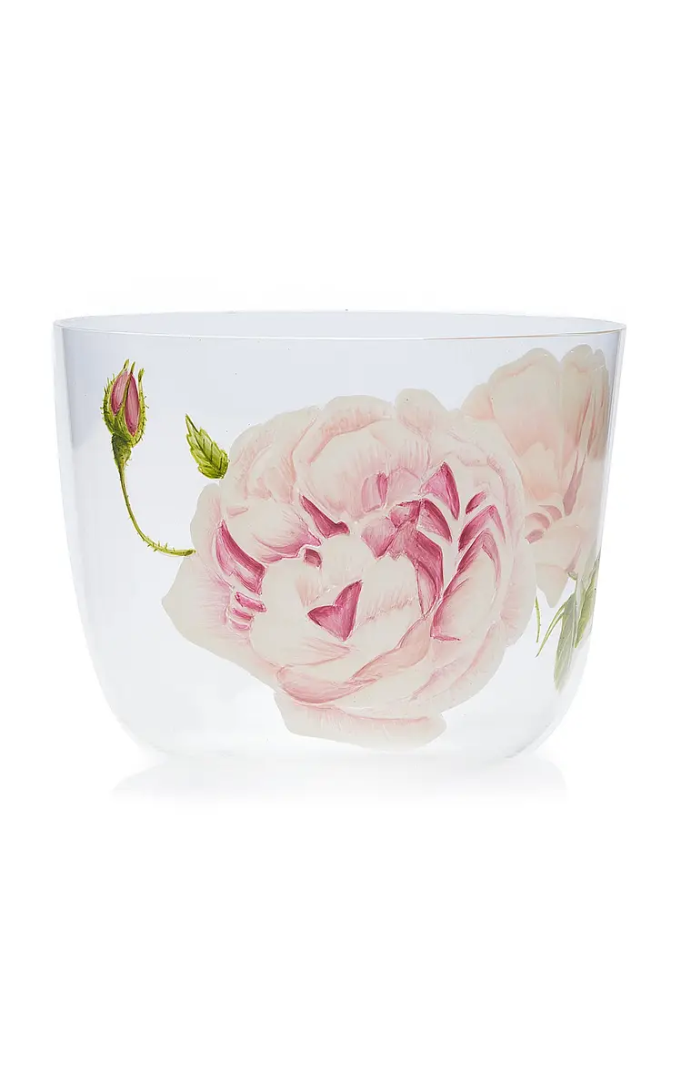 Giambattista Valli Home Painted Glass Water Tumbler - Multi | Thumbnail 5 Giambattista Valli Home Painted Glass Water Tumbler - Multi | Thumbnail 5