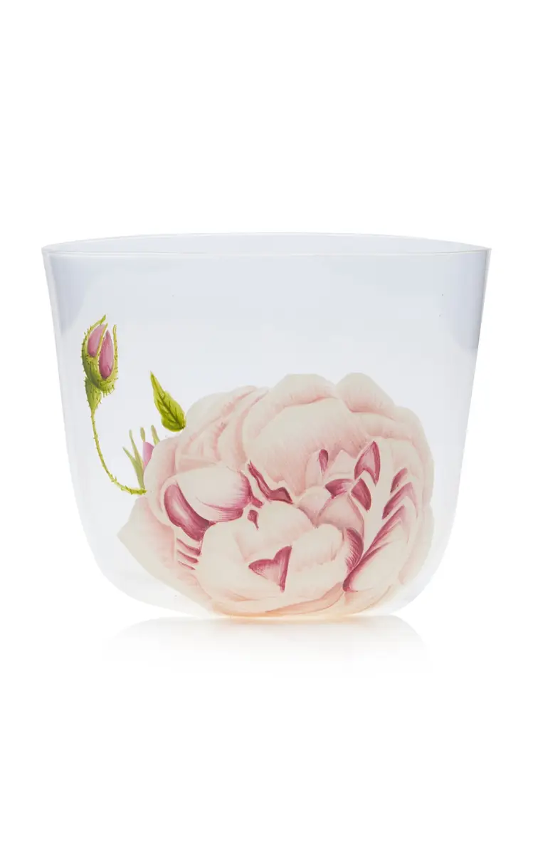 Giambattista Valli Home Painted Glass Water Tumbler - Multi | Thumbnail 6 Giambattista Valli Home Painted Glass Water Tumbler - Multi | Thumbnail 6