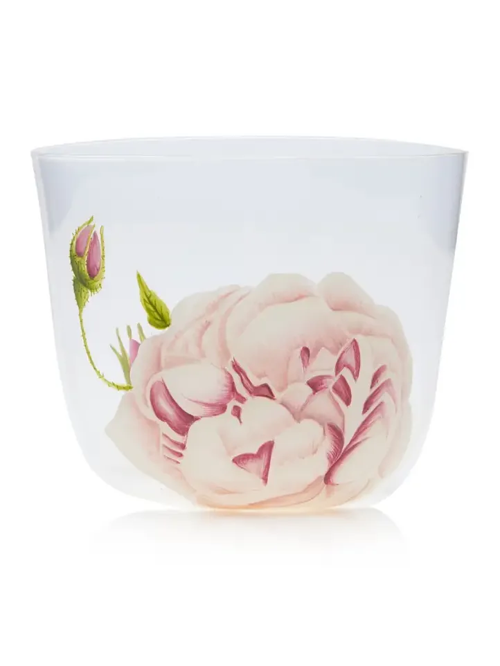 Giambattista Valli Home Painted Glass Water Tumbler