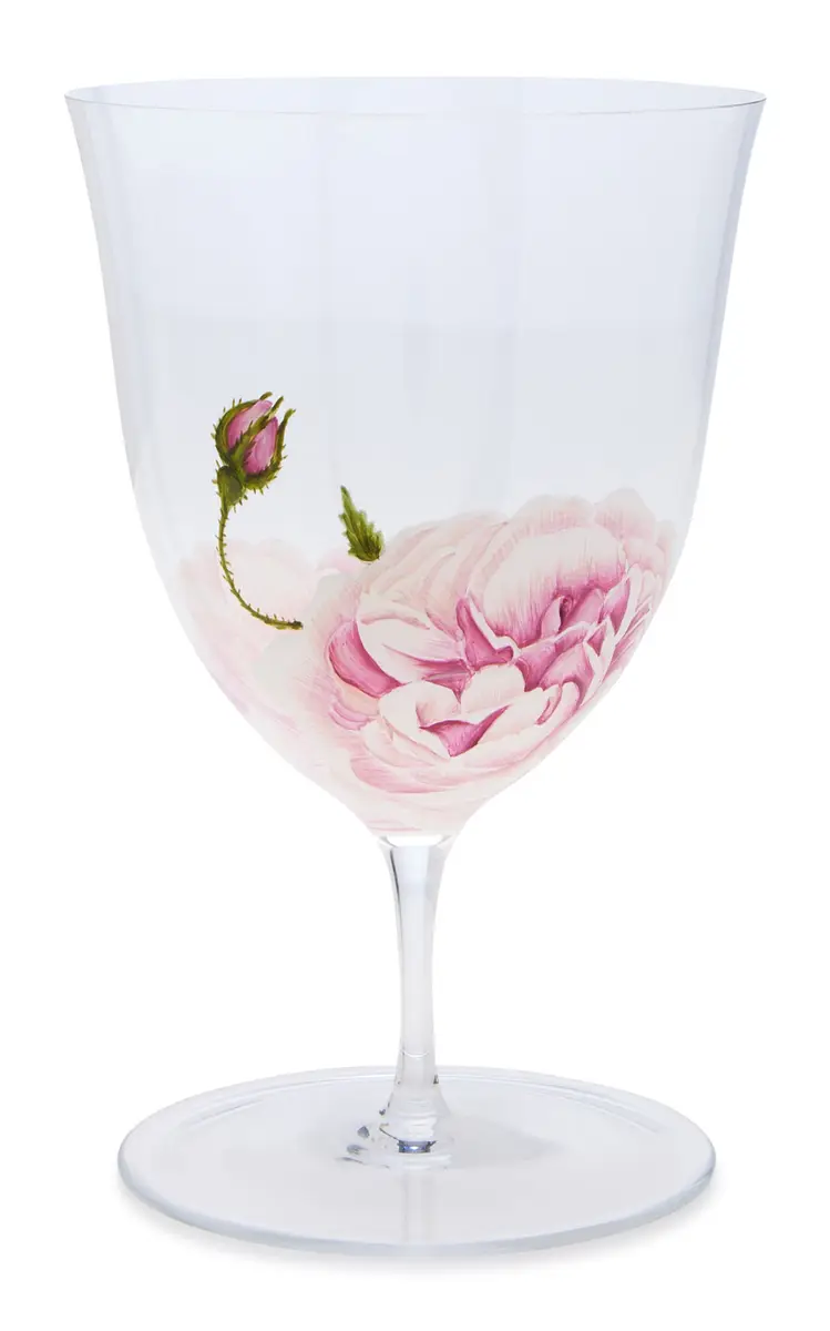 Giambattista Valli Home Painted Water Glass - Multi | Thumbnail 7 Giambattista Valli Home Painted Water Glass - Multi | Thumbnail 7