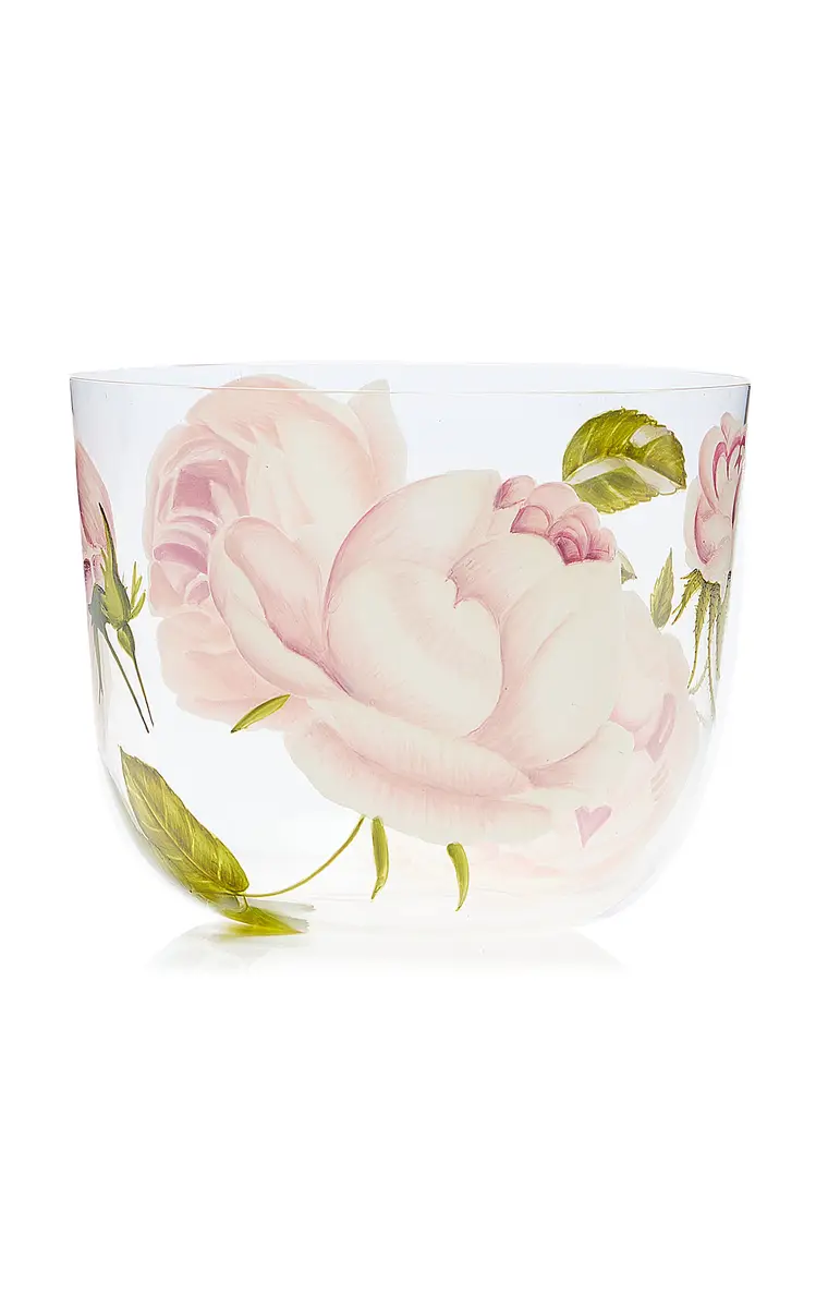 Giambattista Valli Home Painted Glass Water Tumbler - Multi | Thumbnail 3 Giambattista Valli Home Painted Glass Water Tumbler - Multi | Thumbnail 3