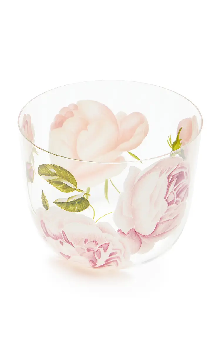 Giambattista Valli Home Painted Glass Water Tumbler - Multi | Thumbnail 4 Giambattista Valli Home Painted Glass Water Tumbler - Multi | Thumbnail 4