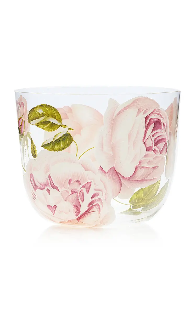 Giambattista Valli Home Painted Glass Water Tumbler - Multi | Thumbnail 6 Giambattista Valli Home Painted Glass Water Tumbler - Multi | Thumbnail 6