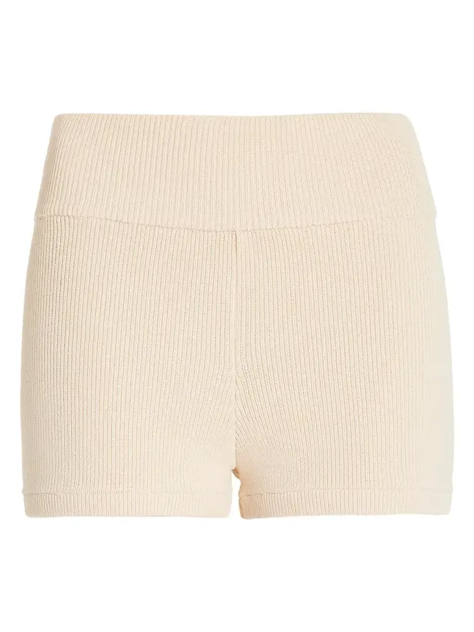 Sol Ribbed-Knit Shorts Sol Ribbed-Knit Shorts