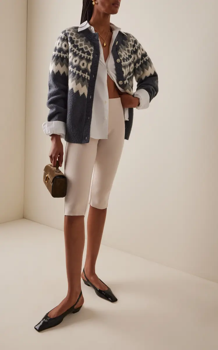 Favorite Daughter Snowed In Fair Isle Wool-Cashmere Blend Cardigan | Thumbnail 2 Favorite Daughter Snowed In Fair Isle Wool-Cashmere Blend Cardigan | Thumbnail 2