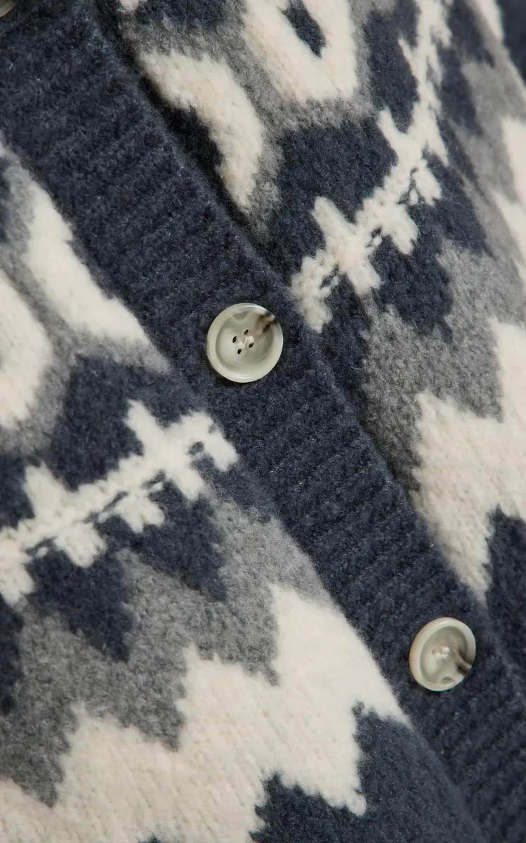 Favorite Daughter Snowed In Fair Isle Wool-Cashmere Blend Cardigan | Thumbnail 5 Favorite Daughter Snowed In Fair Isle Wool-Cashmere Blend Cardigan | Thumbnail 5