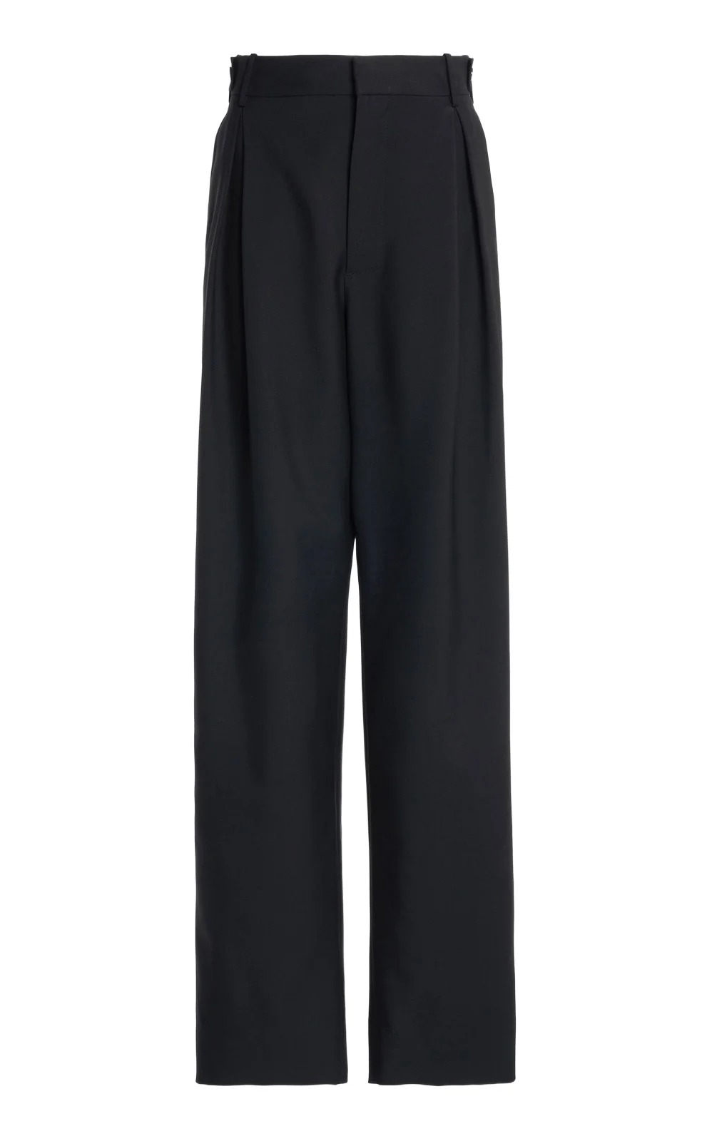 Pleated Cotton Wide-Leg Pants Pleated Cotton Wide-Leg Pants