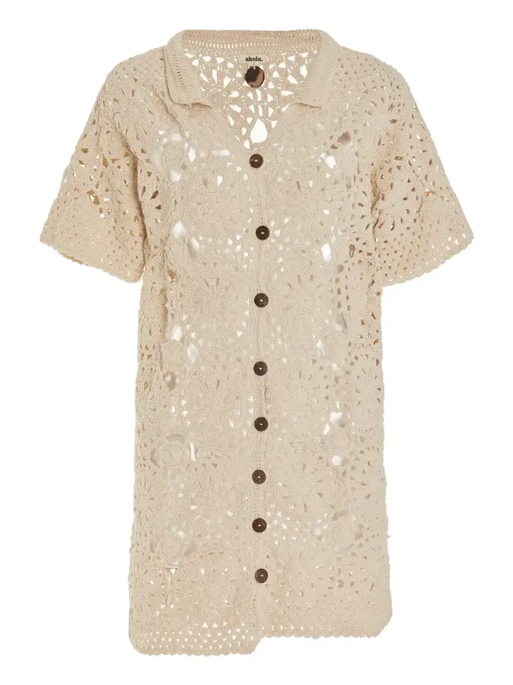Akoia Swim Mitir Cotton Mini Dress