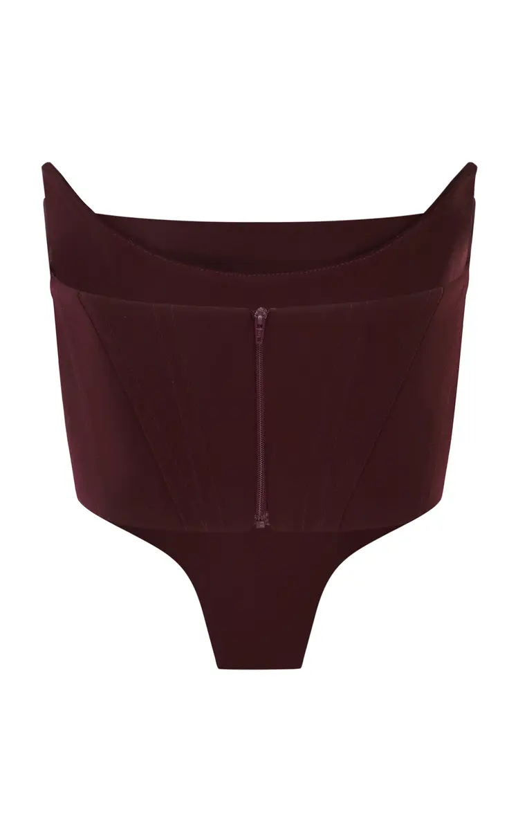 Alex Perry Wool Corset Top | Thumbnail 5 Alex Perry Wool Corset Top | Thumbnail 5