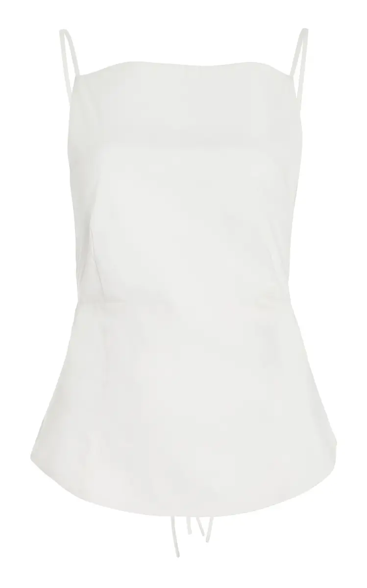 Marlies Grace Exclusive Mer Sleeveless Organic Cotton-Blend Top | Thumbnail 10 Marlies Grace Exclusive Mer Sleeveless Organic Cotton-Blend Top | Thumbnail 10