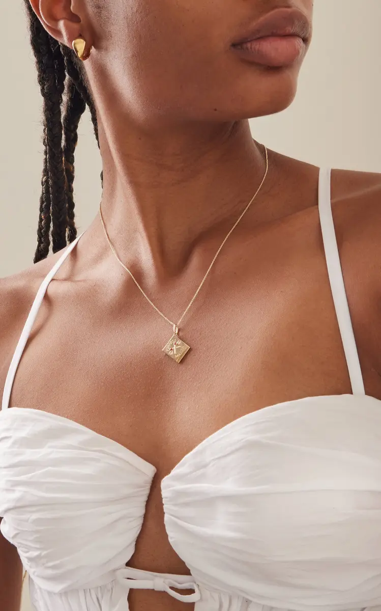 Sydney Evan The Perfect Match 14K Yellow Gold Diamond Necklace | Thumbnail 2 Sydney Evan The Perfect Match 14K Yellow Gold Diamond Necklace | Thumbnail 2