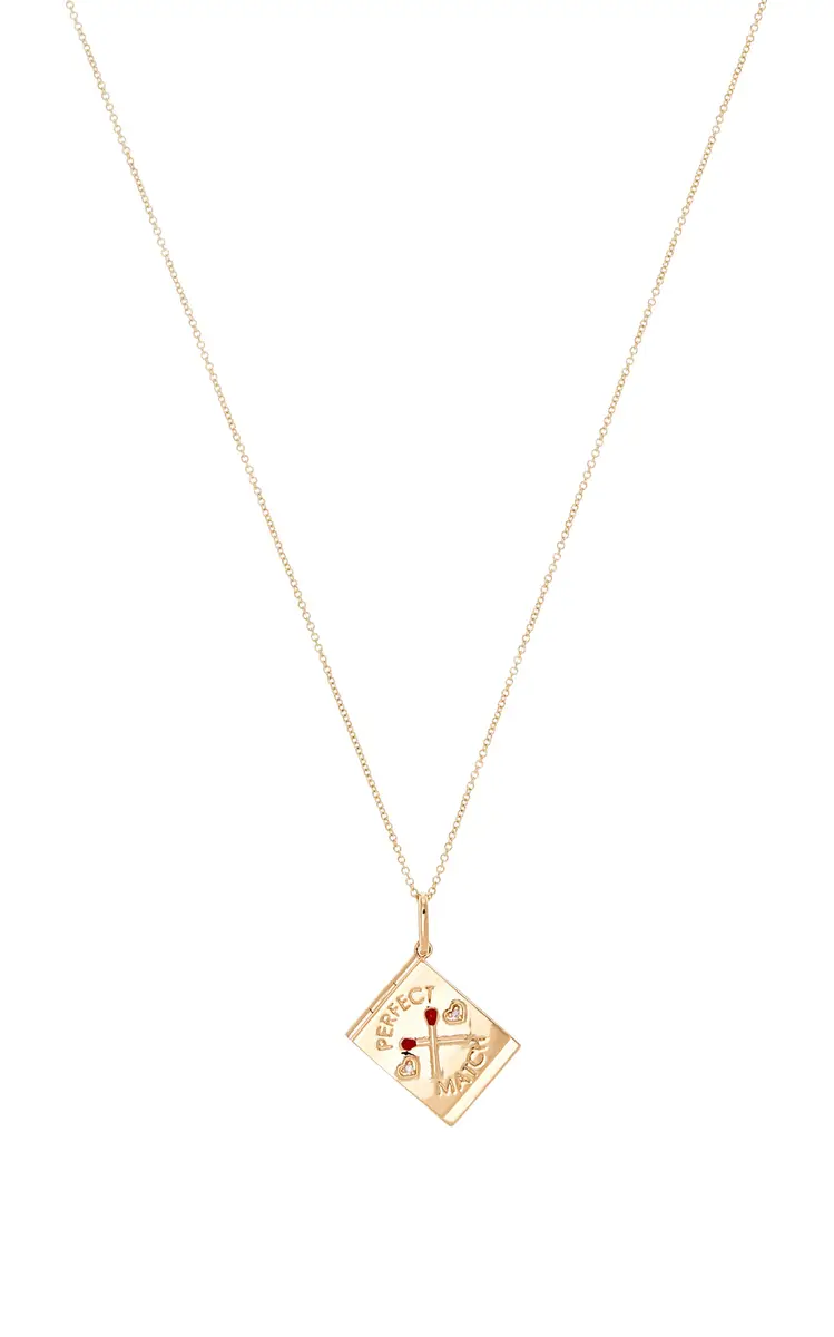 Sydney Evan The Perfect Match 14K Yellow Gold Diamond Necklace | Thumbnail 3 Sydney Evan The Perfect Match 14K Yellow Gold Diamond Necklace | Thumbnail 3