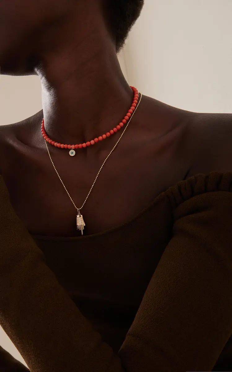 Sydney Evan 14K Gold; Diamond Necklace | Thumbnail 2 Sydney Evan 14K Gold; Diamond Necklace | Thumbnail 2