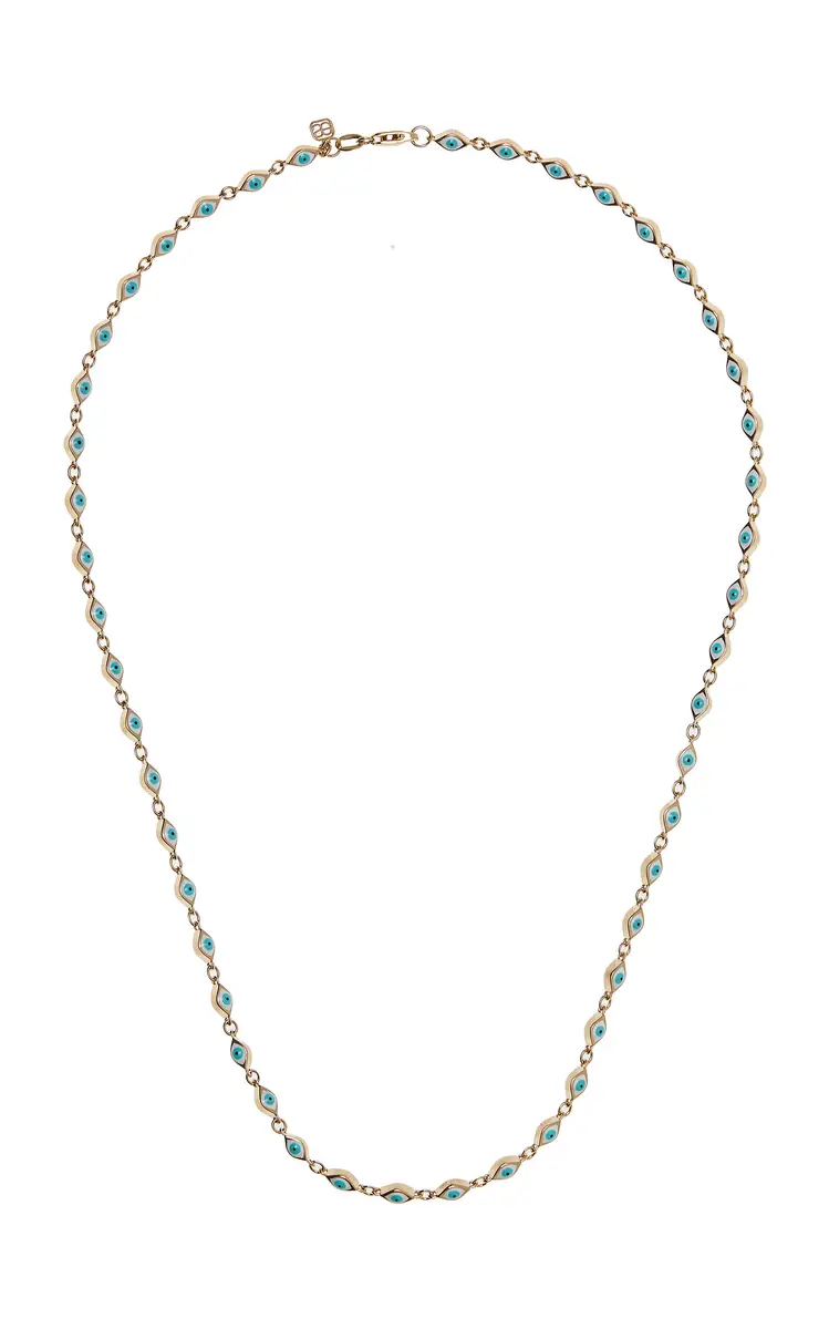 Sydney Evan 14K Gold Charm Necklace