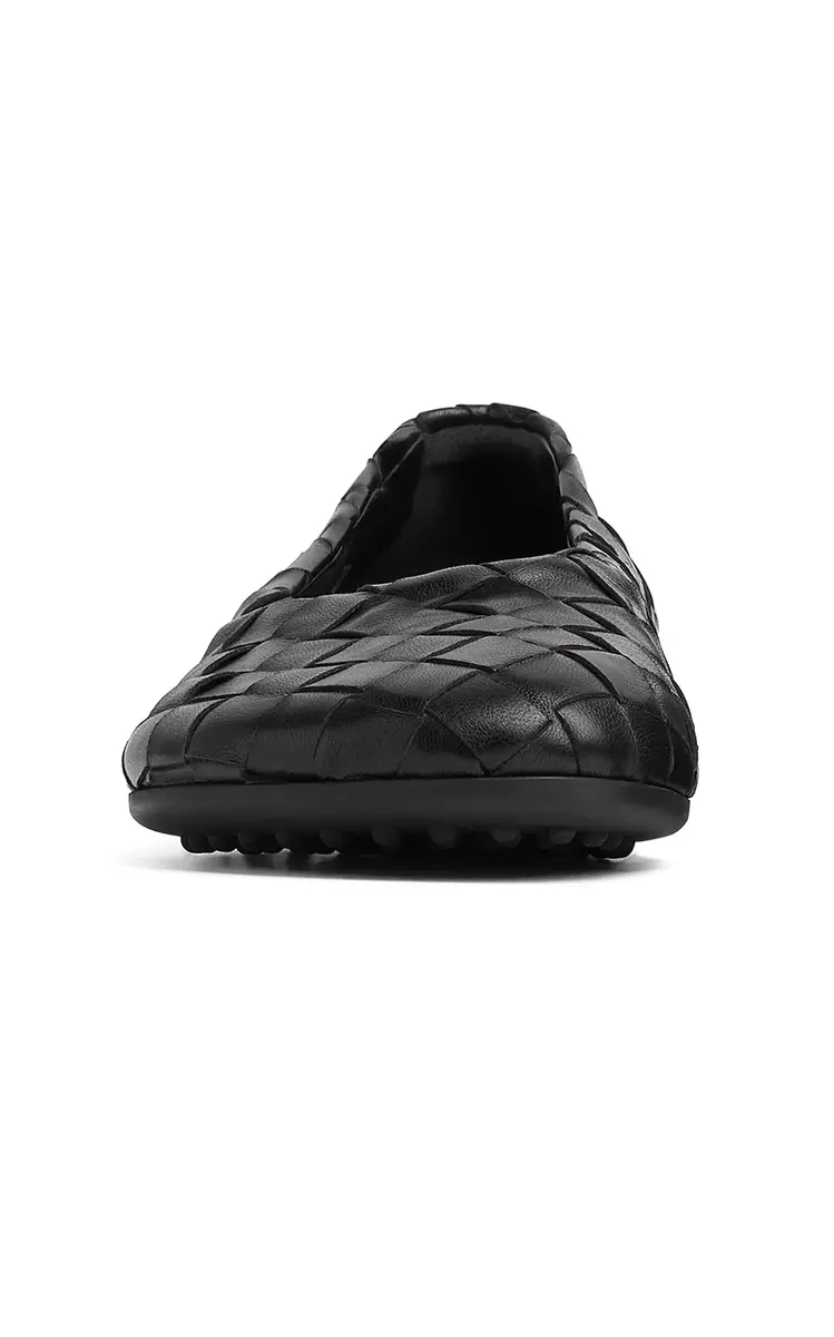 Bottega Veneta Atomic Intrecciato Leather Ballet Flats | Thumbnail 3 Bottega Veneta Atomic Intrecciato Leather Ballet Flats | Thumbnail 3