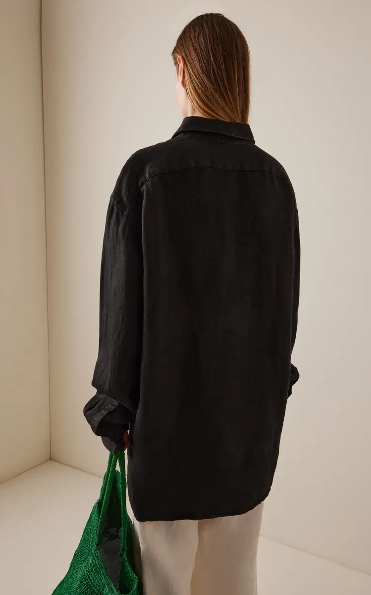 The Row Nesson Linen-Denim Shirt | Thumbnail 12 The Row Nesson Linen-Denim Shirt | Thumbnail 12