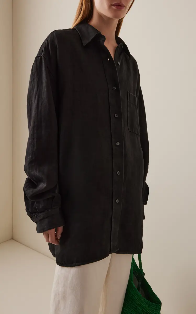 The Row Nesson Linen-Denim Shirt | Thumbnail 10 The Row Nesson Linen-Denim Shirt | Thumbnail 10