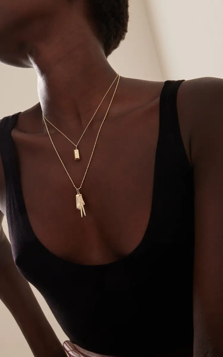 Sydney Evan 14K Gold Charm Necklace | Thumbnail 2 Sydney Evan 14K Gold Charm Necklace | Thumbnail 2