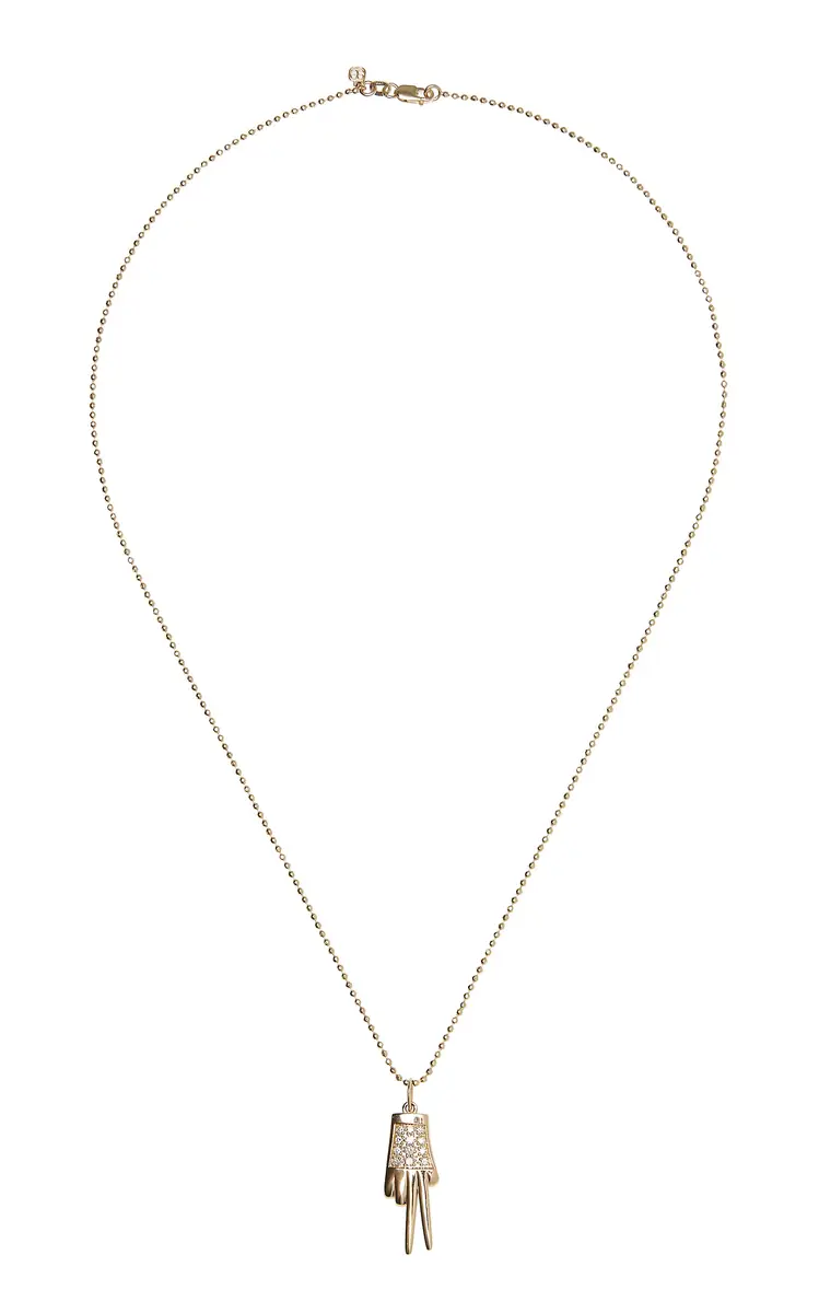 Sydney Evan 14K Gold; Diamond Necklace | Thumbnail 4 Sydney Evan 14K Gold; Diamond Necklace | Thumbnail 4