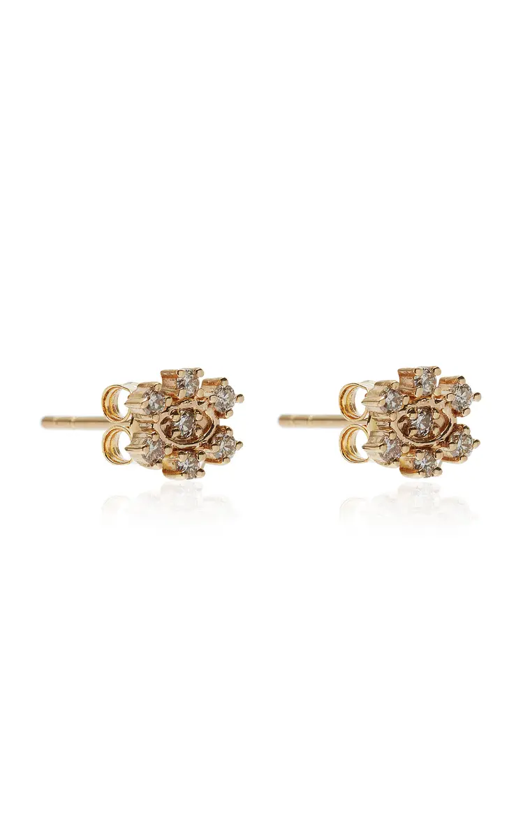 Sydney Evan 14K Gold Diamond Earrings | Thumbnail 3 Sydney Evan 14K Gold Diamond Earrings | Thumbnail 3